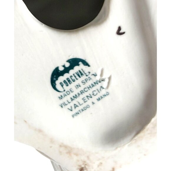 Vintage Porcelain Turtle Dove Figurine White Love Birds Sculpture Valencia Spain - Picture 9 of 13